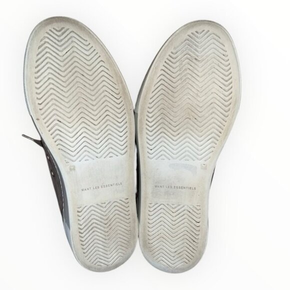 WANT Les Essentiels designer LEATHER PLATFORM Brown White sneakers shoes 6.5 37 - Picture 6 of 7